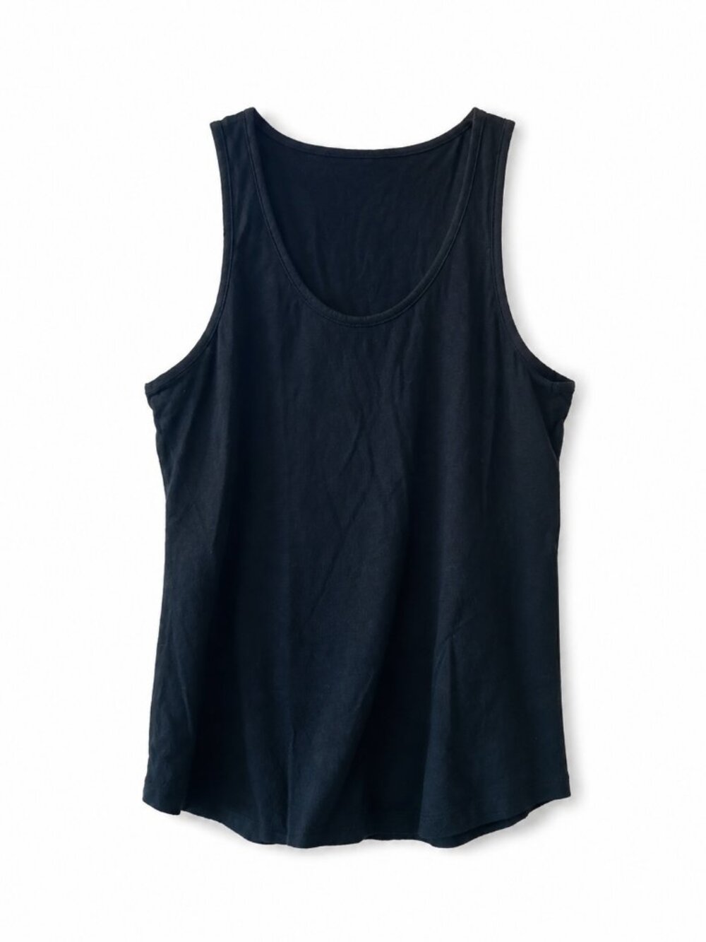 Banana Republic Black Scoop Neck Racerback Tank SP